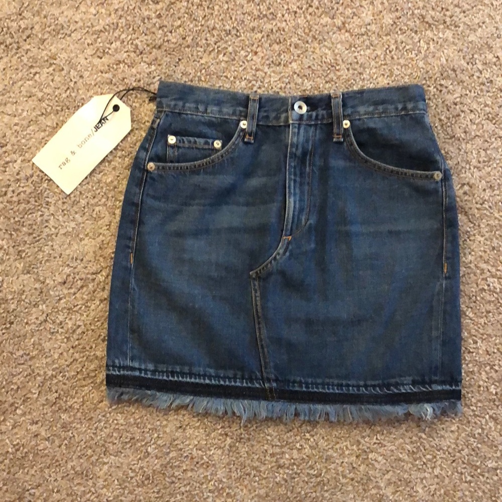 NWT Rag and Bone Denim Skirt Size 24